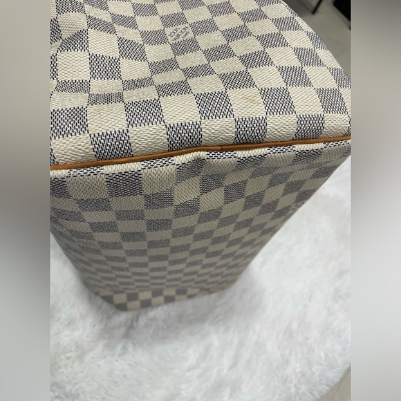 Louis Vuitton Speedy 30 Damier Azur Boston Back Checkered Pattern. Made in USA - Picture 3 of 17